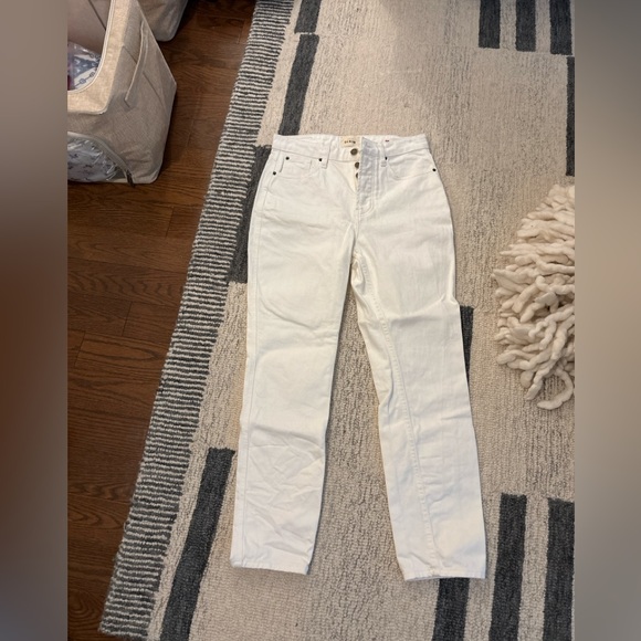 Sezane Denim - Sezane High-Rise White Jeans